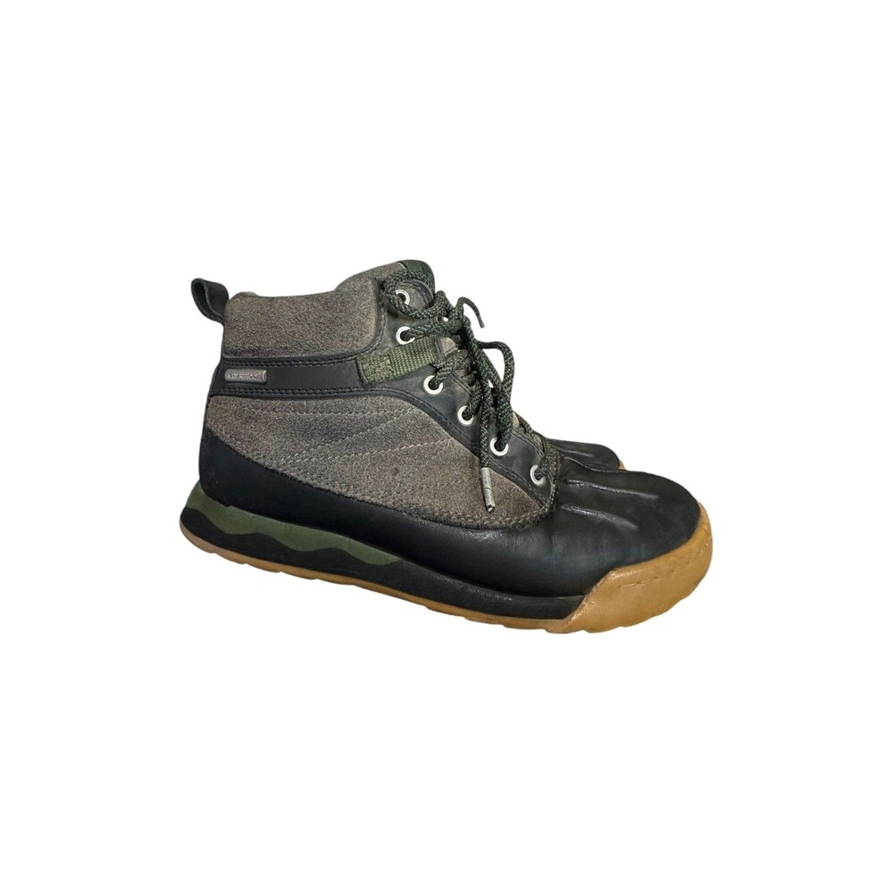 Forsake Duck Boots Womens Size 7.5 Black and Cypress Lace Up Outdoor Leather